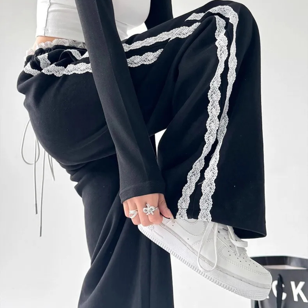 Misty Lace Sweatpants