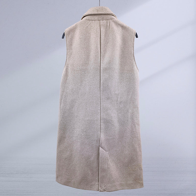 Amour Wool Long Vest